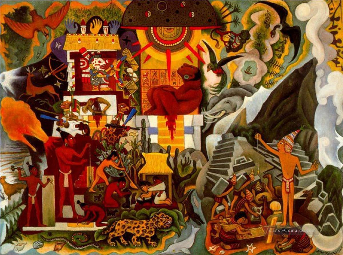 Vor Hispanic Amerika Diego Rivera Ölgemälde